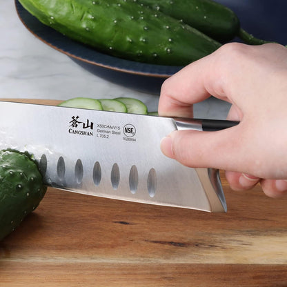 Cangshan L Series 7-Inch Santoku Knife, Forged German Steel, 1026894