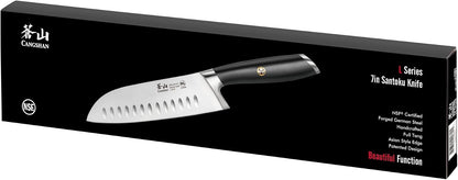 Cangshan L Series 7-Inch Santoku Knife, Forged German Steel, 1026894