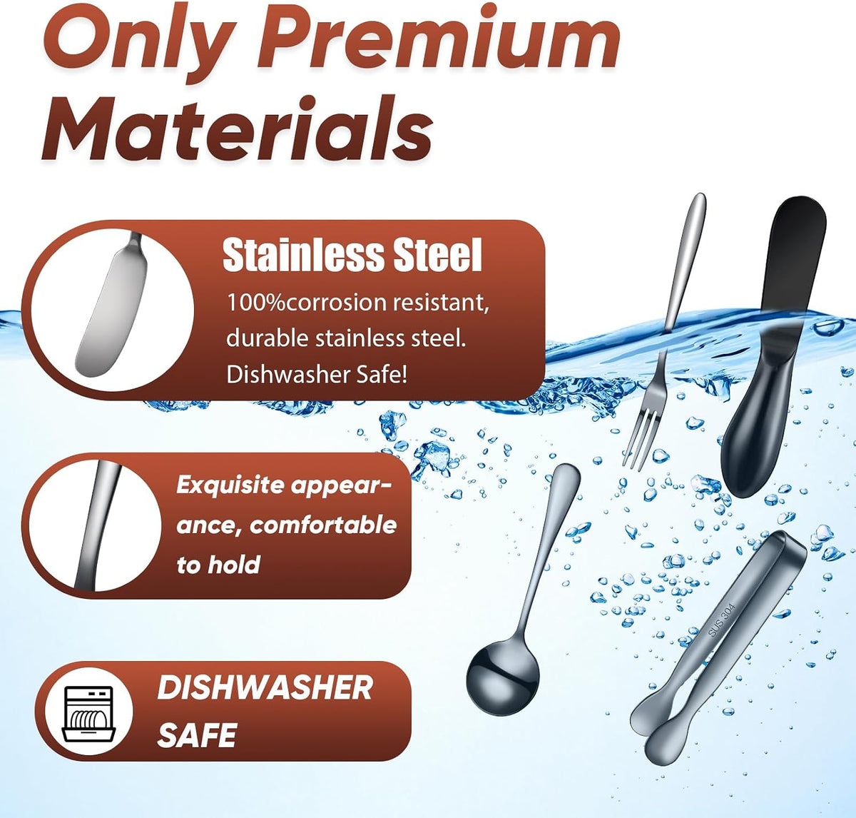14 Pieces Charcuterie Board Accessories Cheese Spreader Knives Set Stainless Steel Charcuterie Utensils Spreader Knives Mini Serving Tongs Spoons and Forks for Cheese and Pastry Making(Silver)