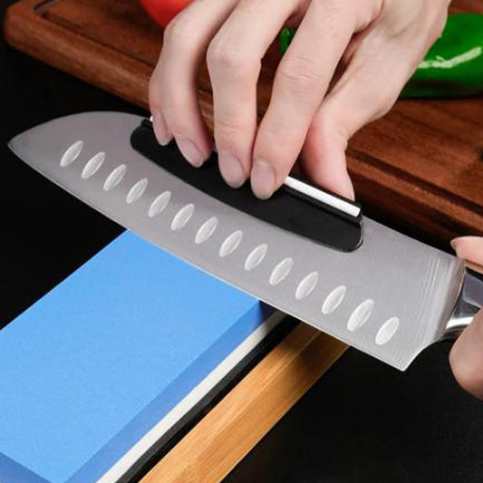 2PCS Knife Sharpening Aid Fixed Angle Grinding Clamp Guide Small Angle Grinding Aid Knife Clip Sharpener,10cm Long
