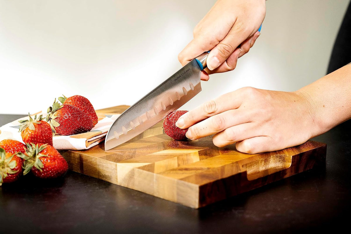 14-Piece Color-Coded Knife & Cutting Board Set – Razor-Sharp Stainless Steel Blades with Blade Guards, 4 Multi-Color Flexible Cutting Mats