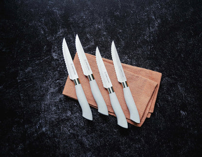 14-Piece Color-Coded Knife & Cutting Board Set – Razor-Sharp Stainless Steel Blades with Blade Guards, 4 Multi-Color Flexible Cutting Mats