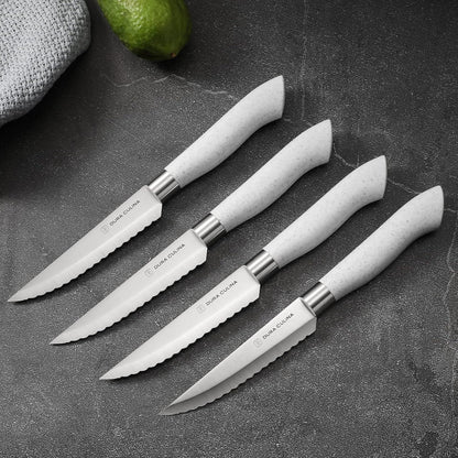 14-Piece Color-Coded Knife & Cutting Board Set – Razor-Sharp Stainless Steel Blades with Blade Guards, 4 Multi-Color Flexible Cutting Mats