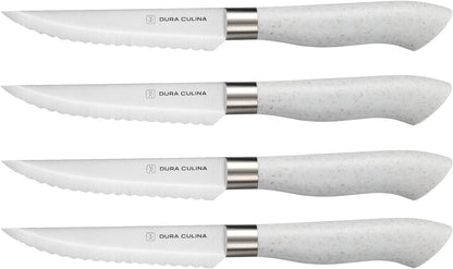14-Piece Color-Coded Knife & Cutting Board Set – Razor-Sharp Stainless Steel Blades with Blade Guards, 4 Multi-Color Flexible Cutting Mats