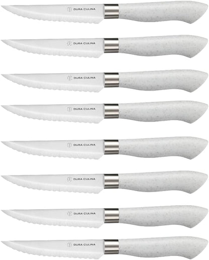 14-Piece Color-Coded Knife & Cutting Board Set – Razor-Sharp Stainless Steel Blades with Blade Guards, 4 Multi-Color Flexible Cutting Mats
