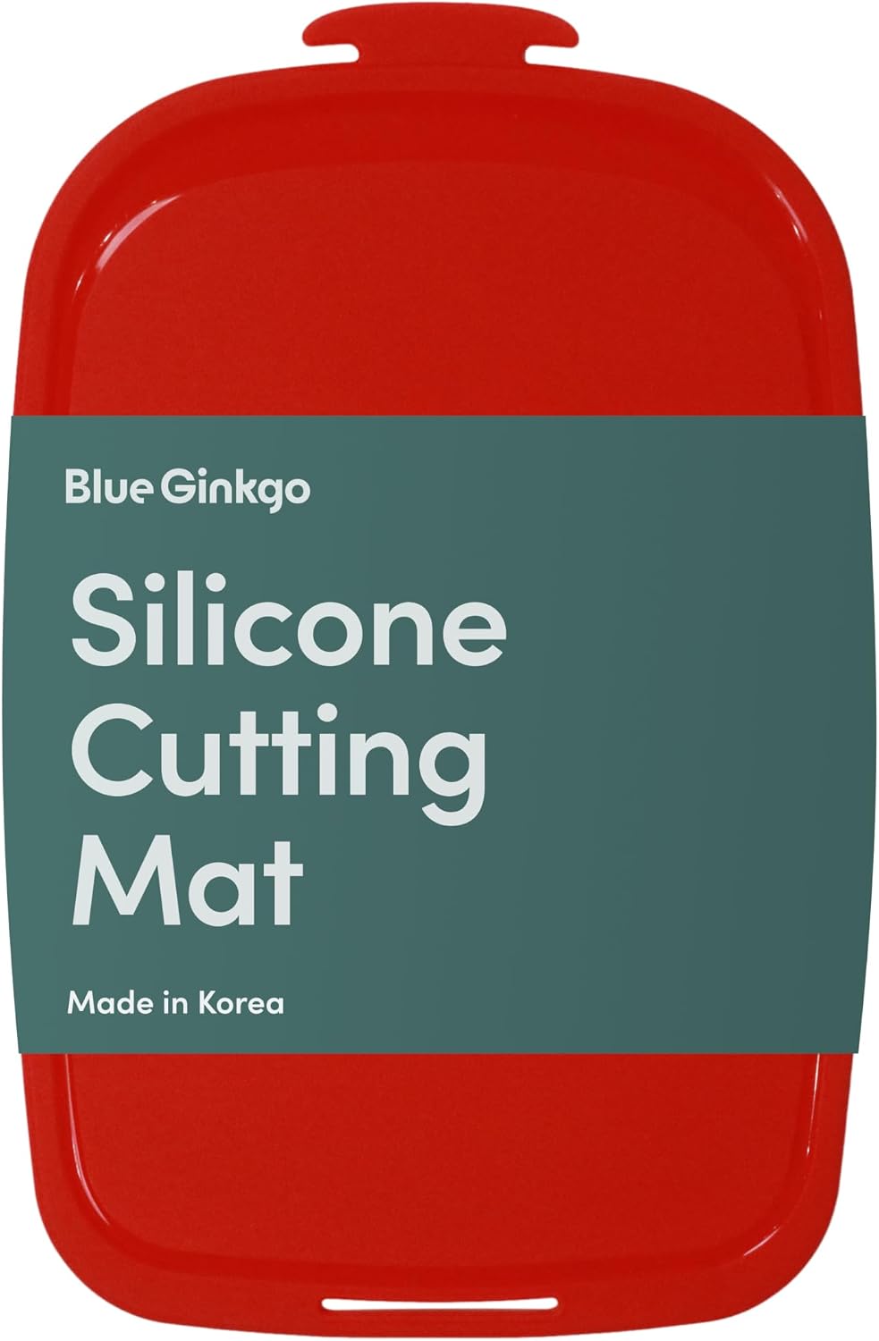 Silicone Cutting Board, Medium, Made in Korea, Red