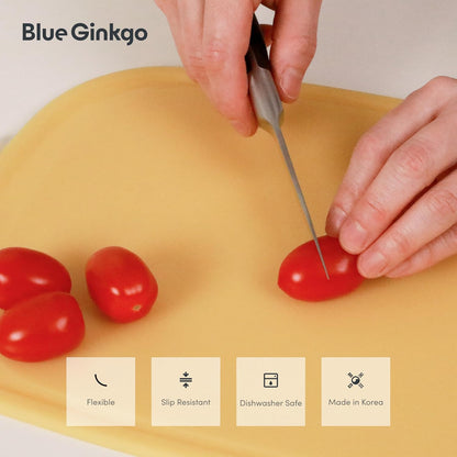Silicone Cutting Board, Medium, Made in Korea, Red