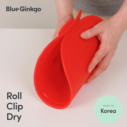 Silicone Cutting Board, Medium, Made in Korea, Red