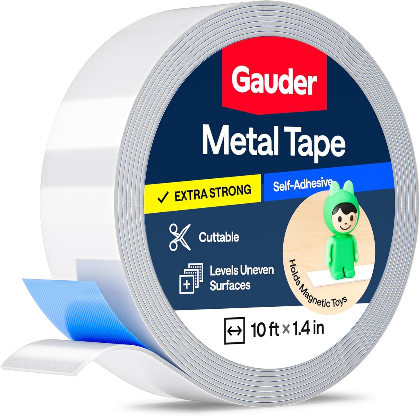 Metal Tape Self Adhesive | Ferrous Tape for Magnets | Metallic Steel Strip