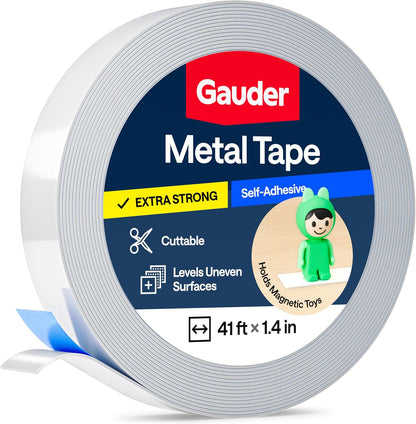 Metal Tape Self Adhesive | Ferrous Tape for Magnets | Metallic Steel Strip