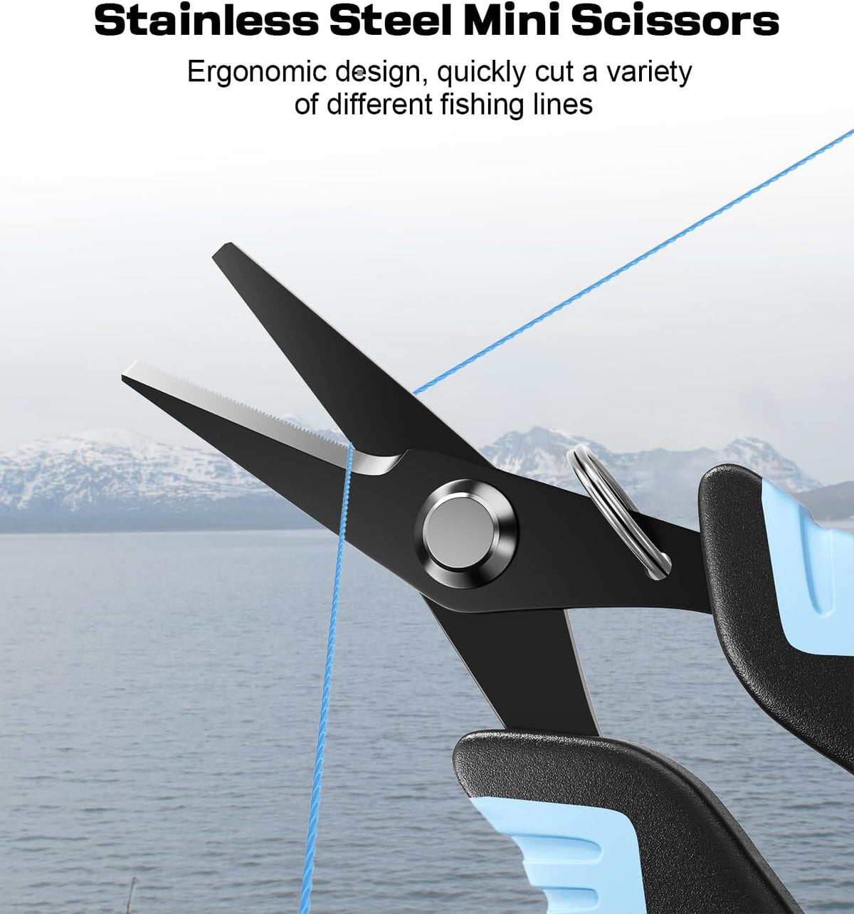 Pro Fishing Gear and Equipment Tools Accessories Kit with Fishing Pliers Fillet Knife Scissors Fish Lip Gripper Fish Ruler Fishing Gifts for Men Saltwater Fishing Fly Fishing Ice Fishing