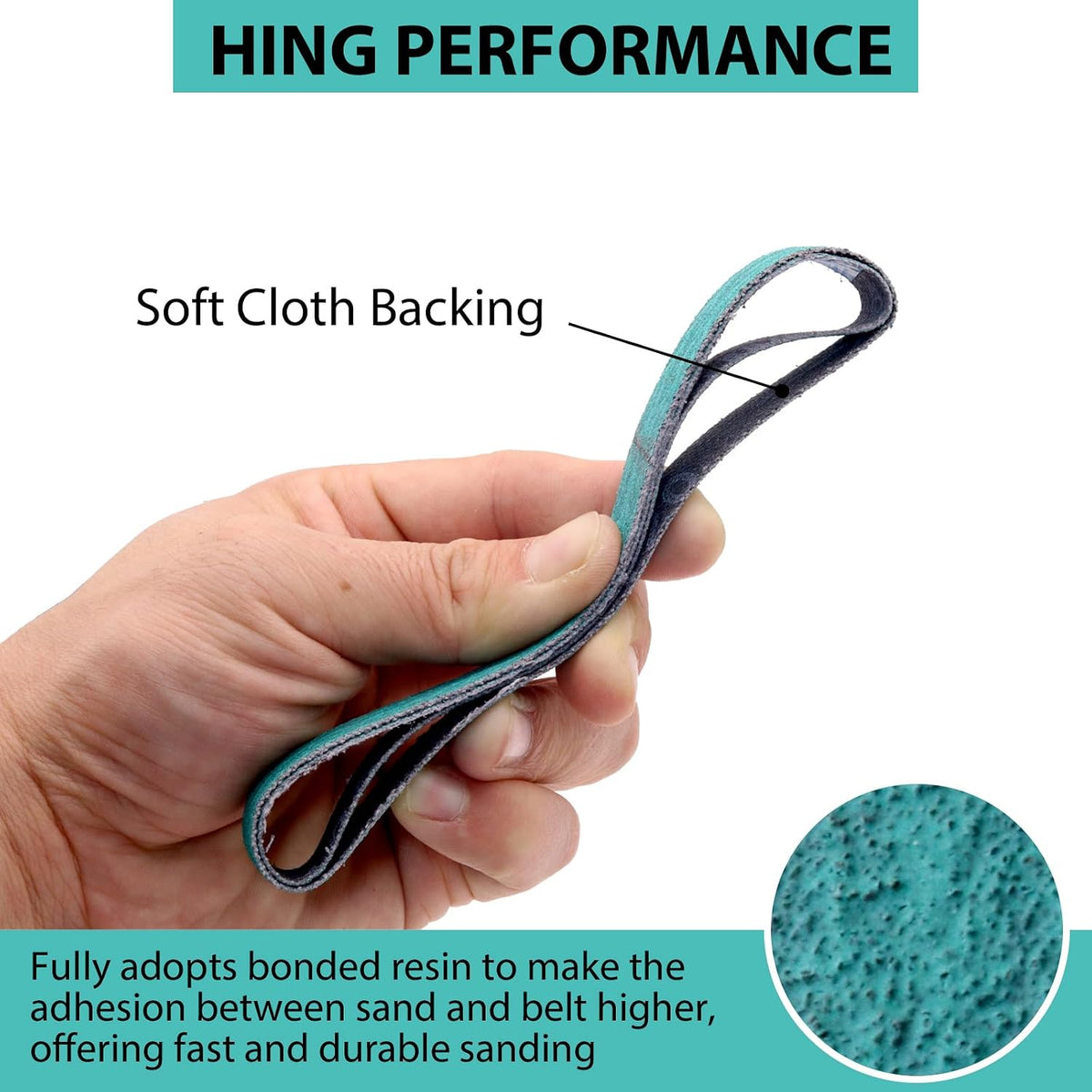 1/2x12 400 Medium Grit Belts for Work Sharp Knife & Tool Sharpener, 24 PCS | Replacement Sanding Belt, 1/2 x 12 Inch, Fits WSKTS & WSKTS-KT/Mk.1 & Mk.2