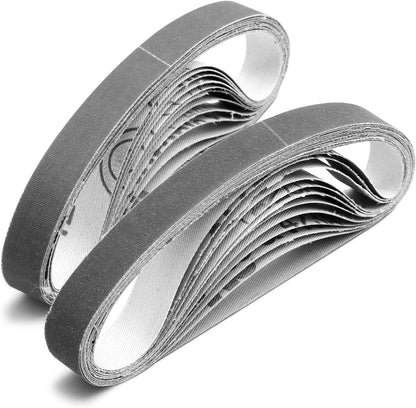 1/2x12 400 Medium Grit Belts for Work Sharp Knife & Tool Sharpener, 24 PCS | Replacement Sanding Belt, 1/2 x 12 Inch, Fits WSKTS & WSKTS-KT/Mk.1 & Mk.2