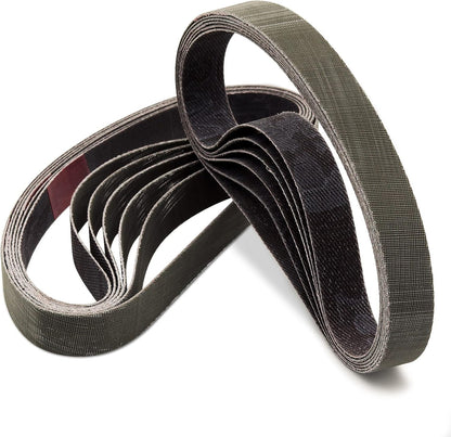1/2x12 400 Medium Grit Belts for Work Sharp Knife & Tool Sharpener, 24 PCS | Replacement Sanding Belt, 1/2 x 12 Inch, Fits WSKTS & WSKTS-KT/Mk.1 & Mk.2