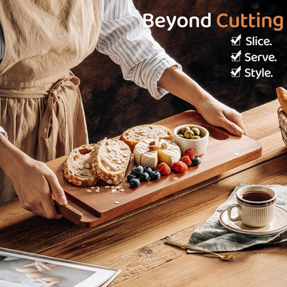 Sourdough Bread Slicer Set – Premium Ebony Cutting Board with Bread Groove, Curved Handle Knife, Magnetic Storage, Adjustable Thickness for Artisan Homemade Loaves
