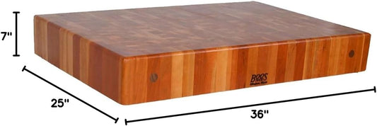 CHYBBIT7-3625 Cherry Butcher Block Island Countertop-CHYBBIT7-3625