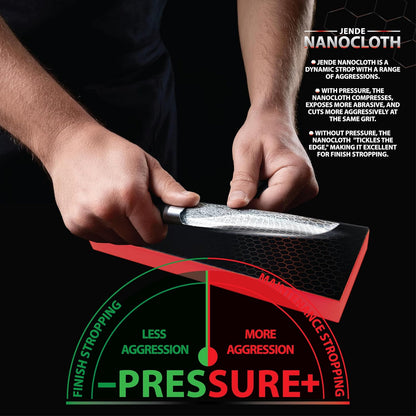 Nanocloth 0.5 Micron Knife Strop 210x70mm(unloaded)-Premium Ultra bench knife Strop for Diamond Emulsions