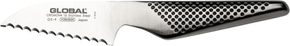 Global GS-9-3 inch, 8cm Serrated Tomato Knife, 3", Silver