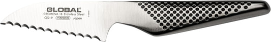 Global GS-9-3 inch, 8cm Serrated Tomato Knife, 3", Silver