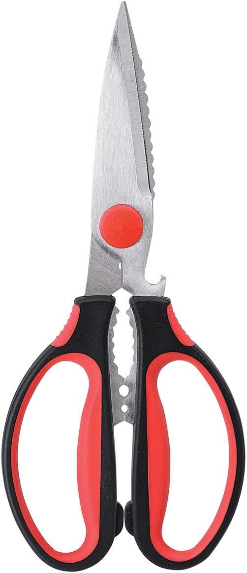 Take-Apart Kitchen Shears, German Steel Alloy, Soft-Grip Handles, NSF, 8.75-Inches, For Snipping, Chopping, And Kitchen Prep