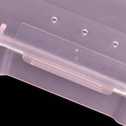 4Pcs Transparent Storage Boxes For Nail Tool Professional Pedicure Manicure Tools Set Plastic Nail Art Tool Box Storage Case Nail Supplies, Pink