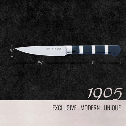 – 1905 Paring Knife - Kitchen knife with 3.5" blade & 56 HRC - Ideal for small cutting work & decorations - Stainless steel - Ultra sharp - Ergonomic handle - High carbon