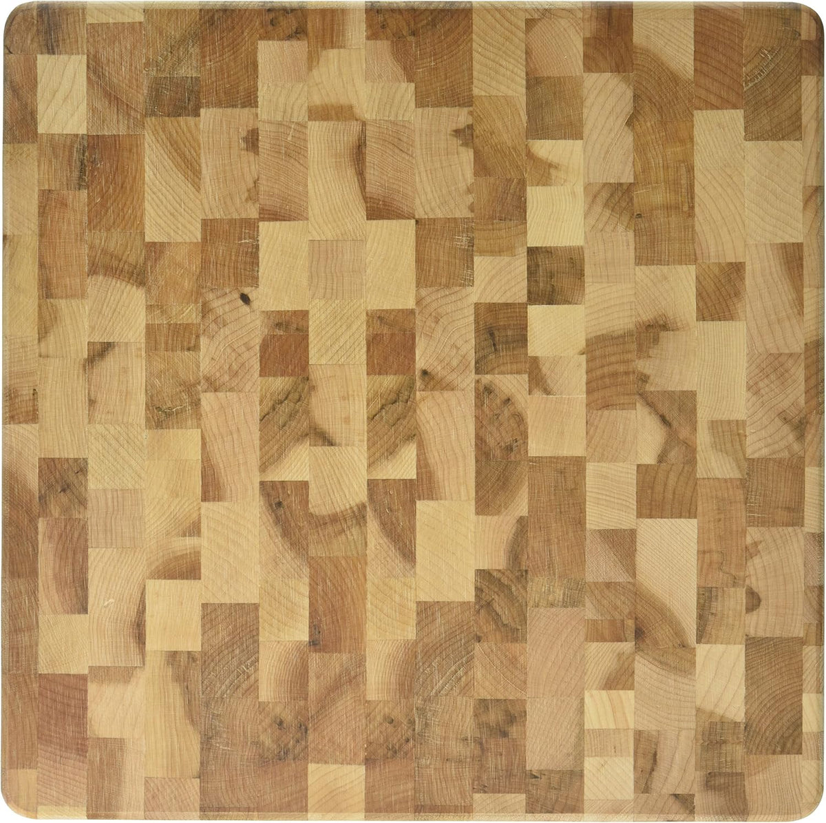 Boards Canadian End Grain Maple Square Butcher Block, 12x12x1'', L12121