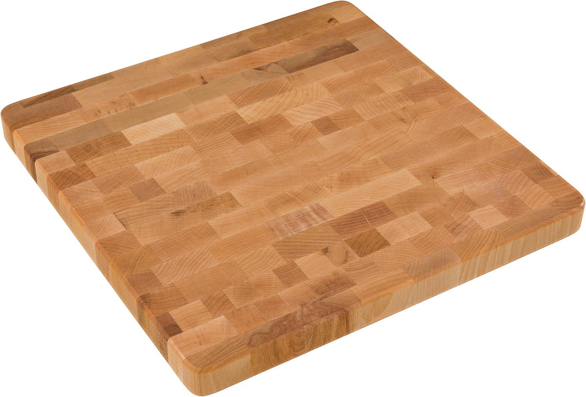 Boards Canadian End Grain Maple Square Butcher Block, 12x12x1'', L12121