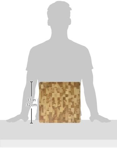 Boards Canadian End Grain Maple Square Butcher Block, 12x12x1'', L12121