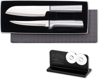 Cook's Select Gift Set (S53) with Sharpener, Silver