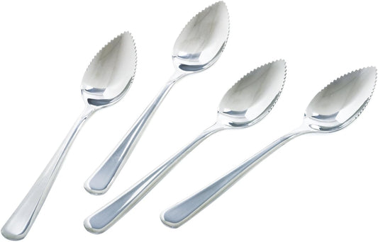 Stainless Steel Grapefruit Spoons, Set of 4