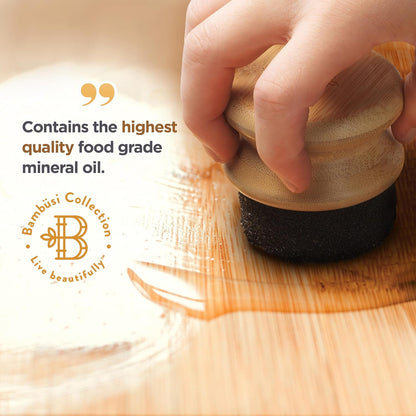Mineral Oil - 8 oz Food Grade Mineral Oil for Wood Cutting Board, Cutting Board Oil Conditioner, Butcher Block Oil, Food Safe Wood Oil for Bamboo Boards, Countertops, Teak, Marble, Soapstone