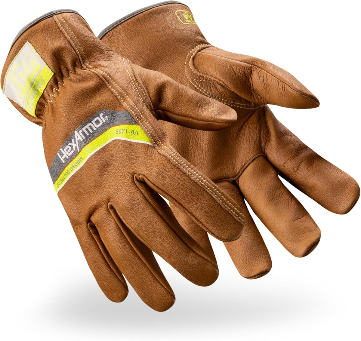 Chrome SLT Goatskin Work Gloves, Oil & Slip Resistant, Cut-Resistant (ANSI A4–A9), Impact & Non-Impact