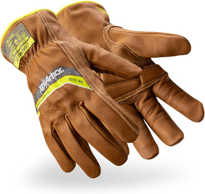 Chrome SLT Goatskin Work Gloves, Oil & Slip Resistant, Cut-Resistant (ANSI A4–A9), Impact & Non-Impact