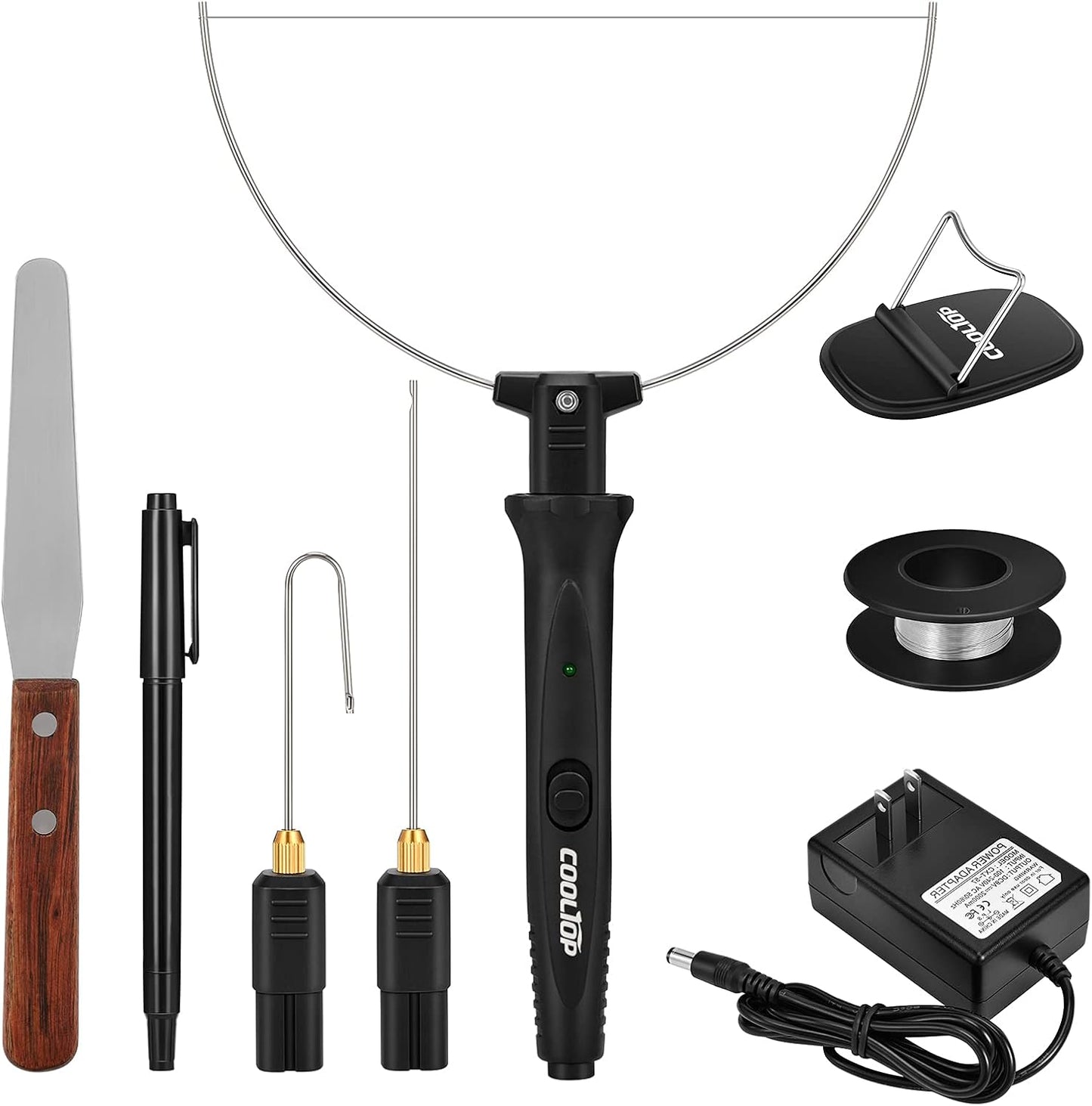 Hot Wire Foam Cutter kit, 18W Styrofoam Knife Cutter Electric Hot Wire Foam Cutting Tool, Heated Foam Carving Knife Kit with Cleaning Pen for Foam Board, Pearl Cotton, EPP, KT Board, EPS