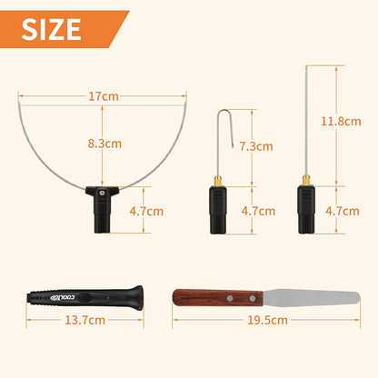 Hot Wire Foam Cutter kit, 18W Styrofoam Knife Cutter Electric Hot Wire Foam Cutting Tool, Heated Foam Carving Knife Kit with Cleaning Pen for Foam Board, Pearl Cotton, EPP, KT Board, EPS
