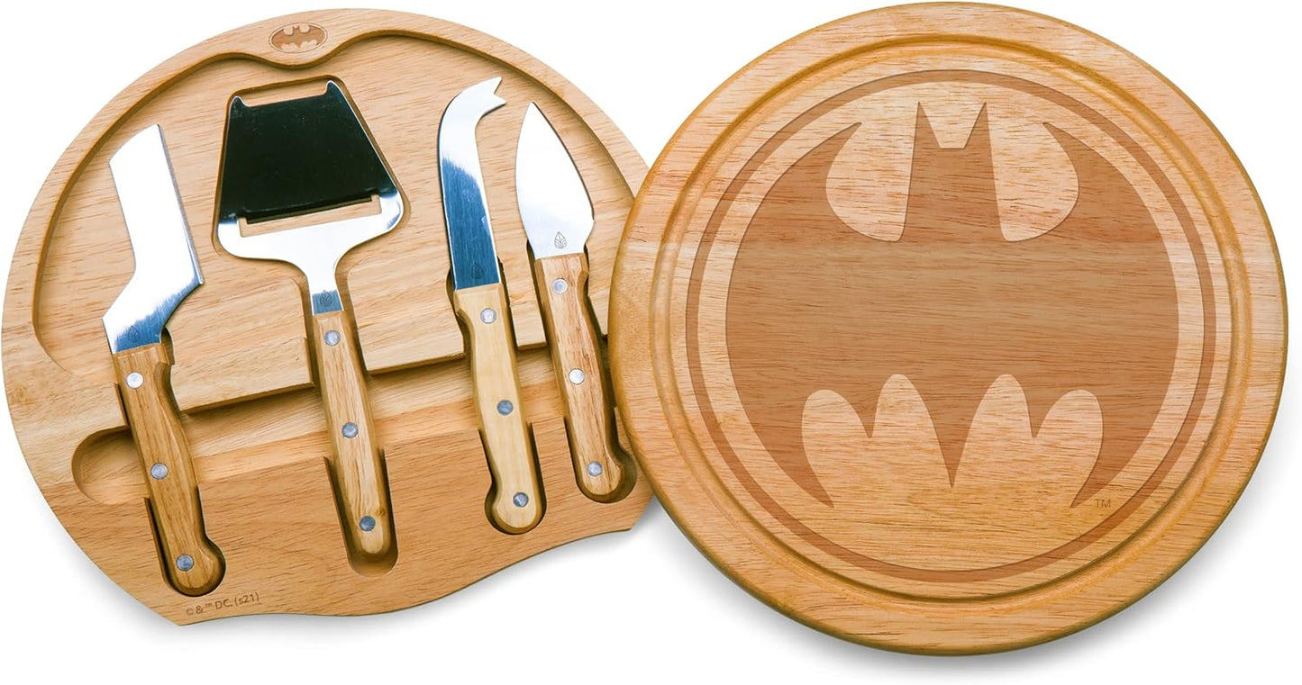 PICNIC TIME Lord of the Rings The One Ring Circo Cheese Board and Knife Set, Charcuterie Board Set, Wood Cutting Board, (Parawood)