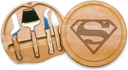 PICNIC TIME Lord of the Rings The One Ring Circo Cheese Board and Knife Set, Charcuterie Board Set, Wood Cutting Board, (Parawood)