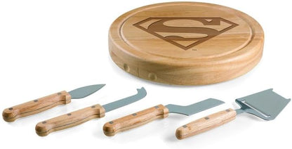 PICNIC TIME Lord of the Rings The One Ring Circo Cheese Board and Knife Set, Charcuterie Board Set, Wood Cutting Board, (Parawood)