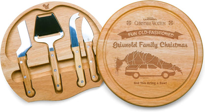 PICNIC TIME Lord of the Rings The One Ring Circo Cheese Board and Knife Set, Charcuterie Board Set, Wood Cutting Board, (Parawood)