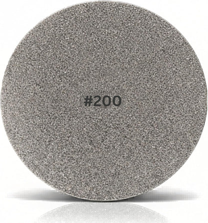 #𝟐𝟎𝟎 𝗗𝗶𝗮𝗺𝗼𝗻𝗱 𝗗𝗶𝘀𝗰 for 𝗛𝗢𝗡𝗘 𝗞𝗻𝗶𝗳𝗲 𝗦𝗵𝗮𝗿𝗽𝗲𝗻𝗲𝗿, Premium Coarse Re-Profiling Rolling Knife Sharpener Disc, Mono-Crystalline Electroplated for Dull Blades & Make a New Edge