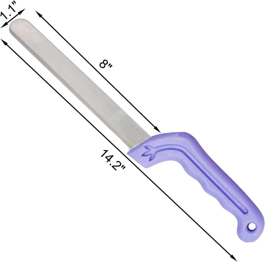Floral Foam Knife Florist Professional Cutting Knife for Flower Foam Block, Cake, Fruit, Utility Tool for Flower Clay Blocks (Light Purple)