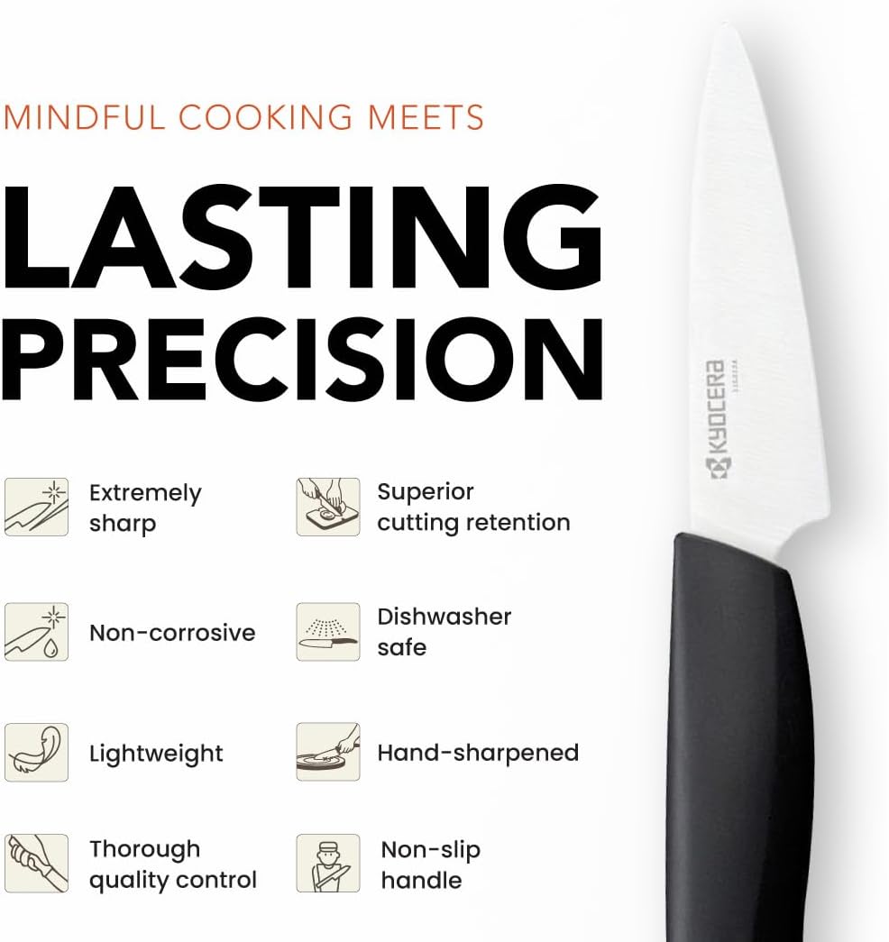 Revolution 3" Ceramic Paring Knife – Ultra-Sharp Precision Blade