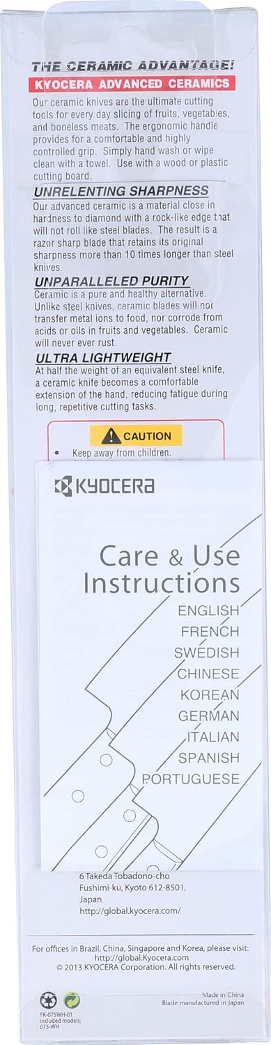 Revolution 3" Ceramic Paring Knife – Ultra-Sharp Precision Blade