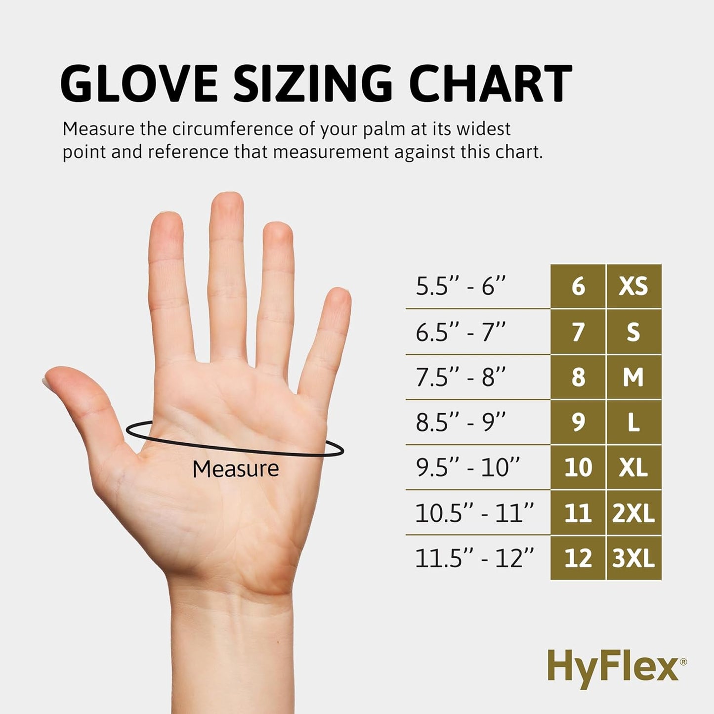HyFlex 11-561 Ultra-Light Weight Cut-Resistant Gloves, LG, 12 Pairs | Blue, Size 9 (L), unisex, touchscreen, cut-resistant gloves with ANSI A3 protection, ideal for automotive & oil & gas