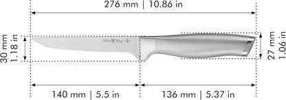 HENCKELS Modernist Razor-Sharp 5.5-inch Boning Knife, German Engineered Informed by 100+ Years of Mastery, Black/Stainless Steel
