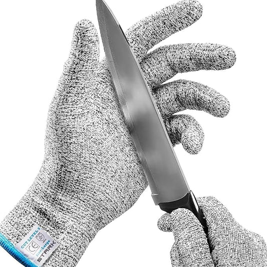 Cut Resistant Gloves, Level 5 Protection, Kitchen Cut Gloves for Meat, Shucking, Fillet, Mandolin Slicing, Carving, 1 Pair, Small