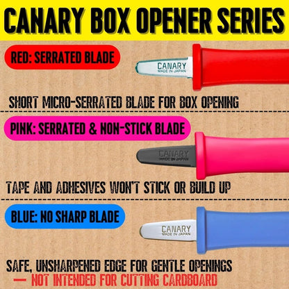 Cardboard Cutter with Blade Cover - 7.5" Box Cutter Utility Knife for Breaking Down Boxes & Opening Packages - Made in Japan, Orange