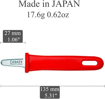 Cardboard Cutter with Blade Cover - 7.5" Box Cutter Utility Knife for Breaking Down Boxes & Opening Packages - Made in Japan, Orange