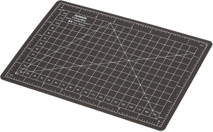 6" x 8" Cutting Mats, Rotary Fabric Mat Self Recover Sewing Mat Double Sided for Hobbyist DIY Craft Creative Design, A5 Black White